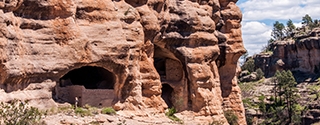 Photo of Silver City, Nuevo Mexico skyline.